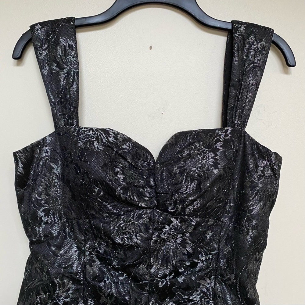 Morgan & Co. Sparkle Little Black Dress